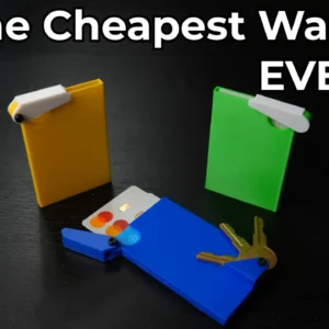 3D Printed Slim Card Wallet & Key Holder | Wallet STL Files