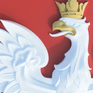 The coat of arms of Poland (Godło/Herb Polski)