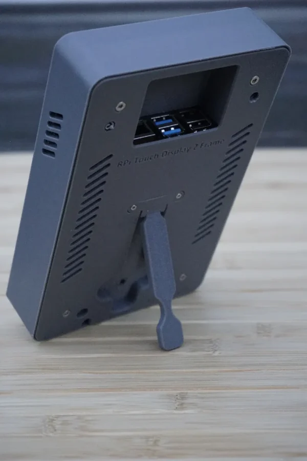 Raspberry Pi Touch Display 2 Housing Plain - Vertical by Nerdiy.de