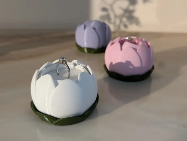 Blooming Flower Ring Box